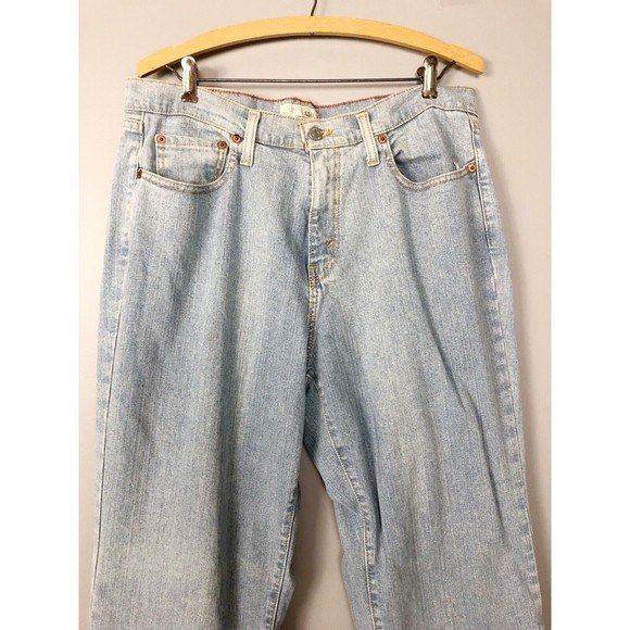 Vtg Womens Levi's 550 Sz. 16 Relax Fit High Rise Light Wash Boot Cut Jeans - Picture 5 of 16